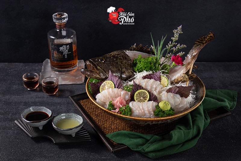 Sashimi cá song - Món ngon ấn tượng trong thực đơn hải sản cao cấp